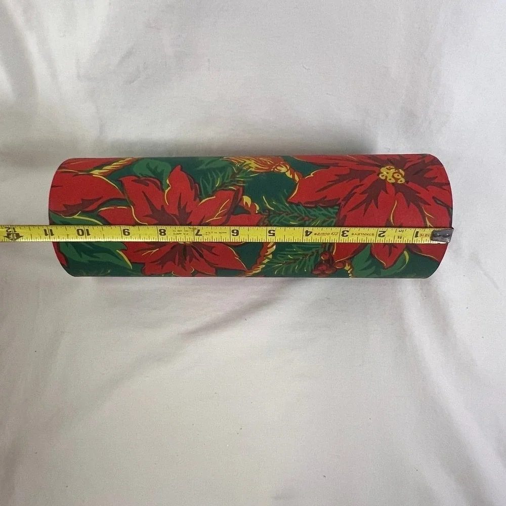 Alliant Foodservice Poinsettia Table Runner Roll 11in x 200ft Green Red New